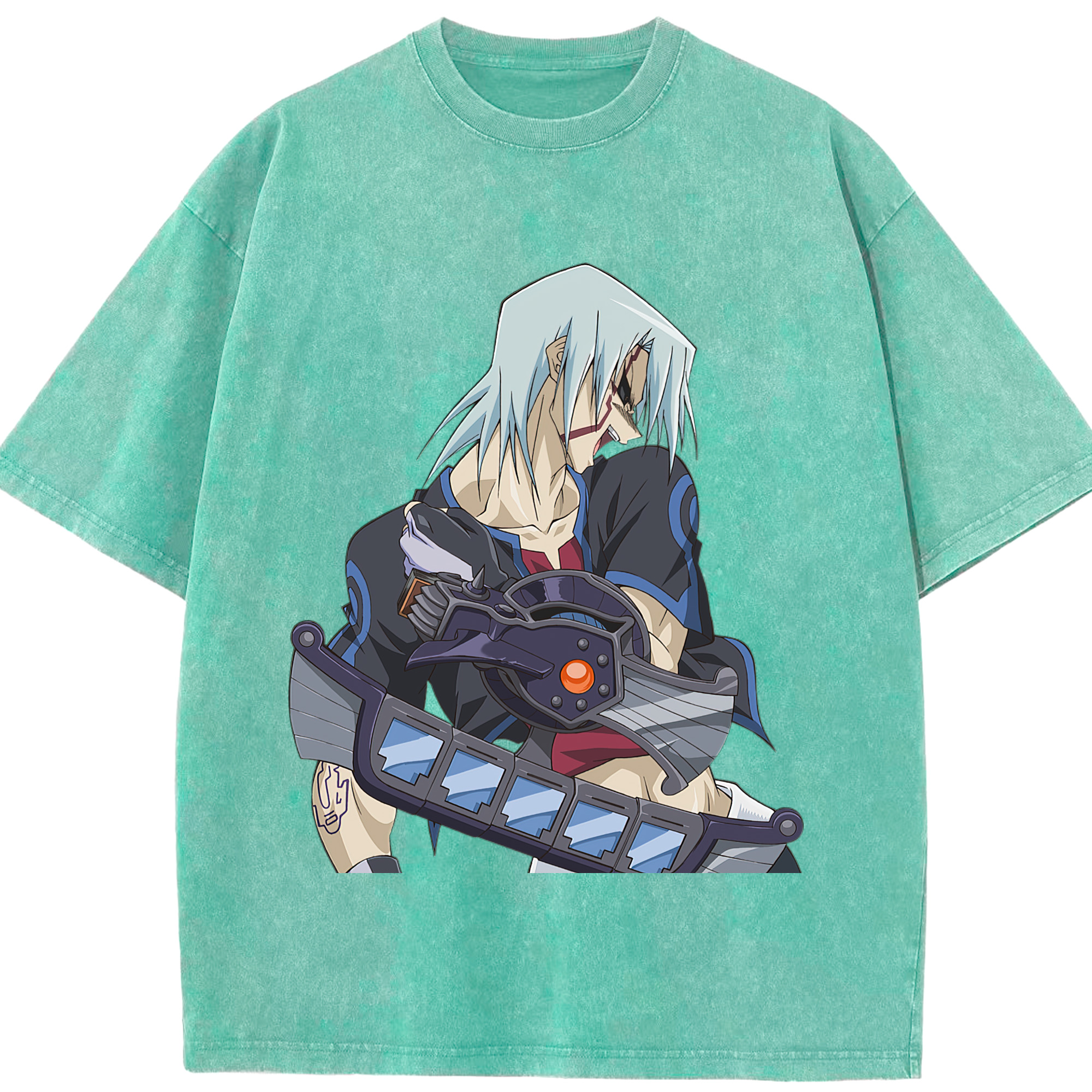（画像用） 遊☆戯☆王 Yu-Gi-Oh! 綿100% ヴィンテージ風 半袖Tシャツ（フロントプリント）